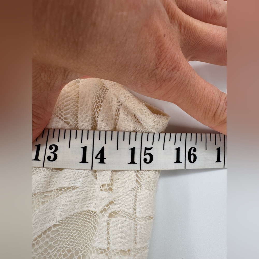 Anthropology White Pineapple Dress Sz. 4 - Picture 10 of 10